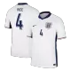 Men's RICE #4 England Home Soccer Short Sleeves Jersey 2024 - goatjersey