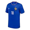 Men's MBAPPE #10 France Home Soccer Short Sleeves Jersey 2024 - goatjersey