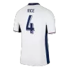 Men's RICE #4 England Home Soccer Short Sleeves Jersey 2024 - goatjersey