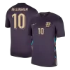 Men's BELLINGHAM #10 England Away Soccer Short Sleeves Jersey 2024 - goatjersey