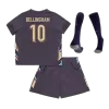 Kids England 2024 BELLINGHAM #10 Whole Kits Away Soccer Kit (Jersey+Shorts+Sock - goatjersey