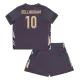 Kids England 2024 BELLINGHAM #10 Away Soccer Jersey Kits(Jersey+Shorts) - goatjersey