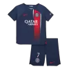 Kids PSG 2023/24 MBAPPÉ #7 Home Soccer Jersey Kits(Jersey+Shorts) - goatjersey