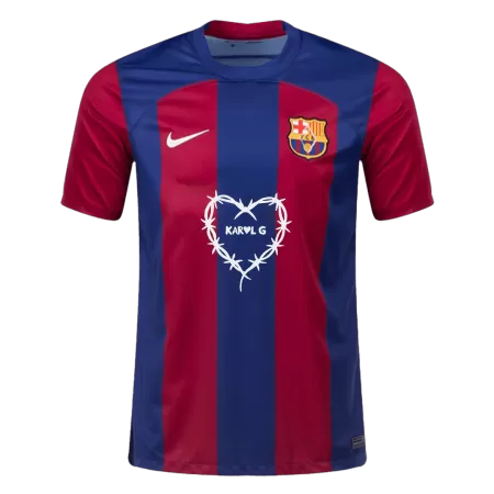 Men's Barcelona Soccer Short Sleeves Jersey 2023/24 - goatjersey