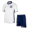 Kids England 2024 Home Soccer Jersey Kits(Jersey+Shorts) - goatjersey