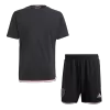 Kids Inter Miami CF 2024 Away Soccer Jersey Kits(Jersey+Shorts) - goatjersey