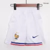 Kids France 2024 Home Soccer Jersey Kits(Jersey+Shorts) - goatjersey