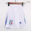 Kids Italy 2024 Home Soccer Jersey Kits(Jersey+Shorts) - goatjersey