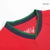 Kids Portugal 2024 Home Soccer Jersey Kits(Jersey+Shorts) - goatjersey