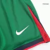 Kids Portugal 2024 Home Soccer Jersey Kits(Jersey+Shorts) - goatjersey