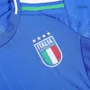 Kids Italy 2024 Home Soccer Jersey Kits(Jersey+Shorts) - goatjersey