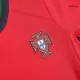 Kids Portugal 2024 Home Soccer Jersey Kits(Jersey+Shorts) - goatjersey