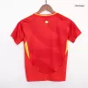 Kids Spain 2024 Home Soccer Jersey Kits(Jersey+Shorts) - goatjersey