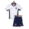 Kids England 2024 Home Soccer Jersey Kits(Jersey+Shorts) - goatjersey