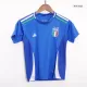 Kids Italy 2024 Home Soccer Jersey Kits(Jersey+Shorts) - goatjersey
