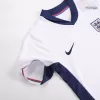 Kids England 2024 Home Soccer Jersey Kits(Jersey+Shorts) - goatjersey