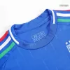 Kids Italy 2024 Home Soccer Jersey Kits(Jersey+Shorts) - goatjersey